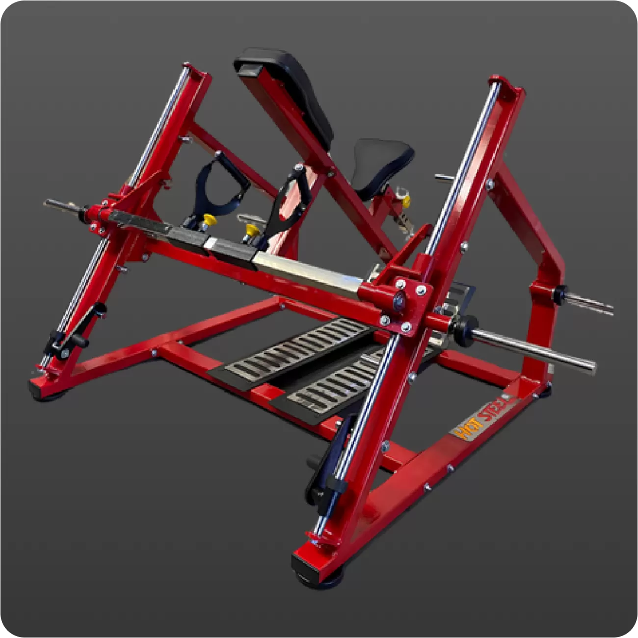 Máquina de Remada 45 Linear Guiada Hot Row