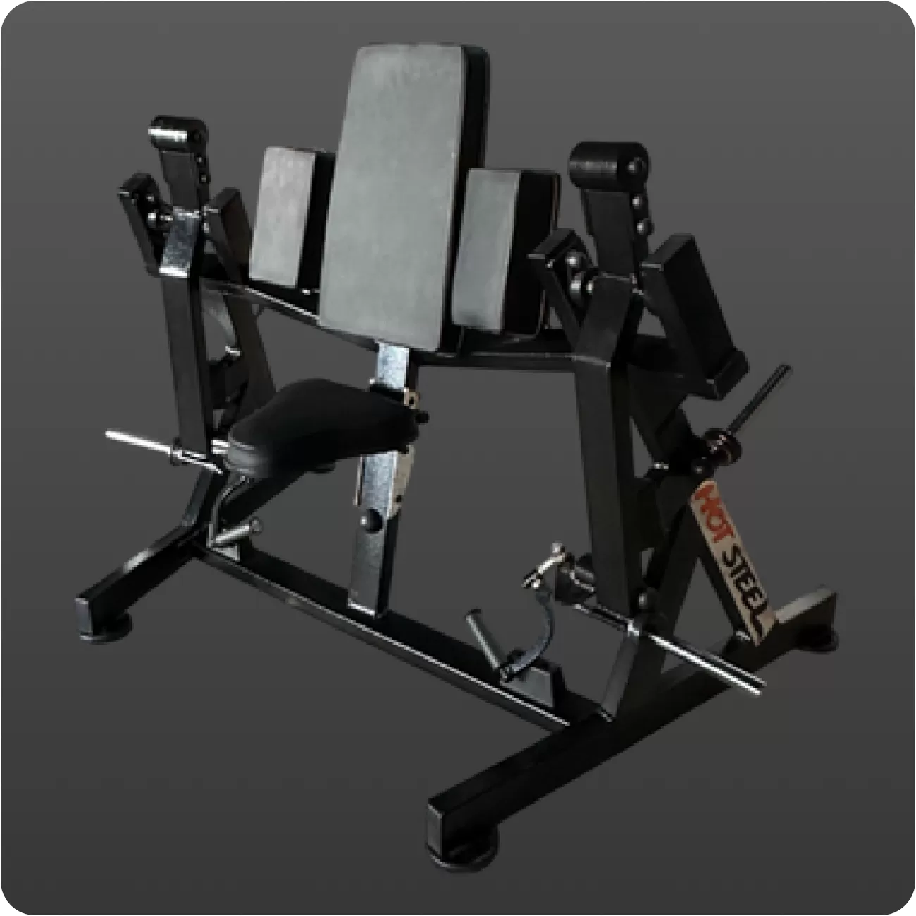 máquina hot pump bíceps steel prime equipamentos